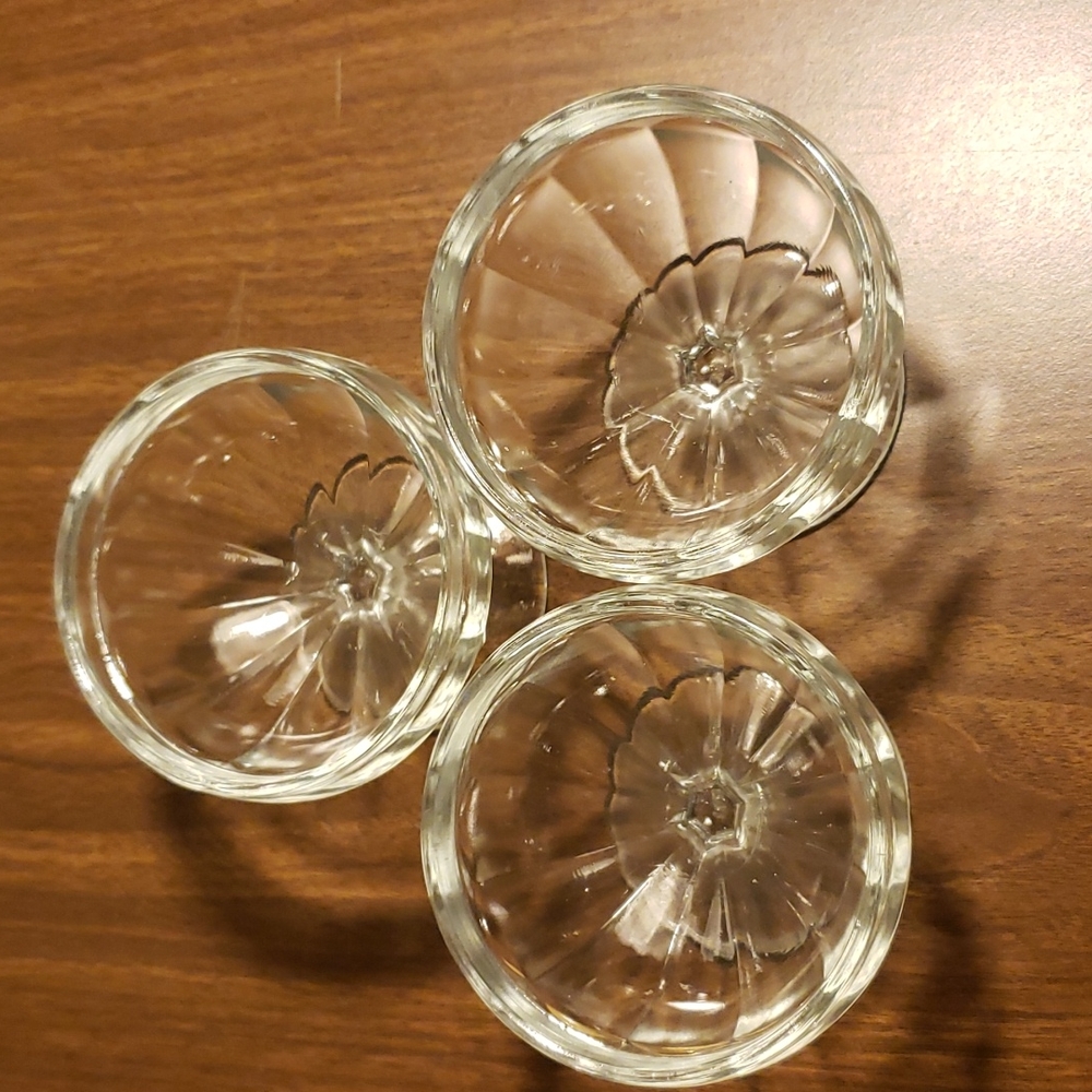 SET OF 3 Ice cream dishes